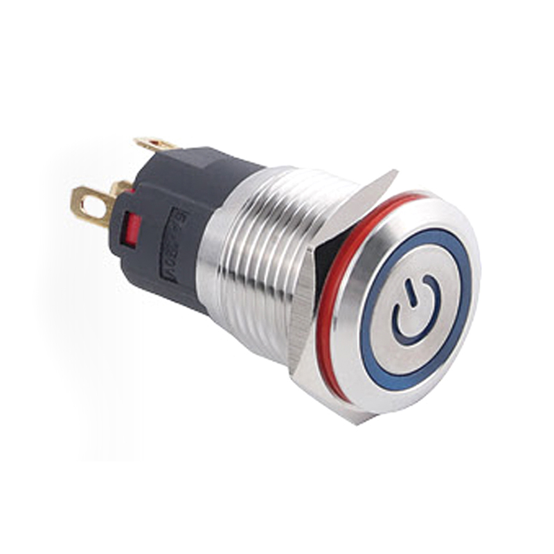 Кнопочный переключатель из нержавеющей стали 16 мм