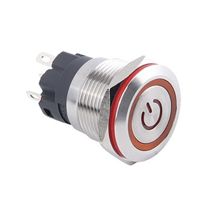 19 мм 7-контактный/5-контактный металлический кнопочный переключатель