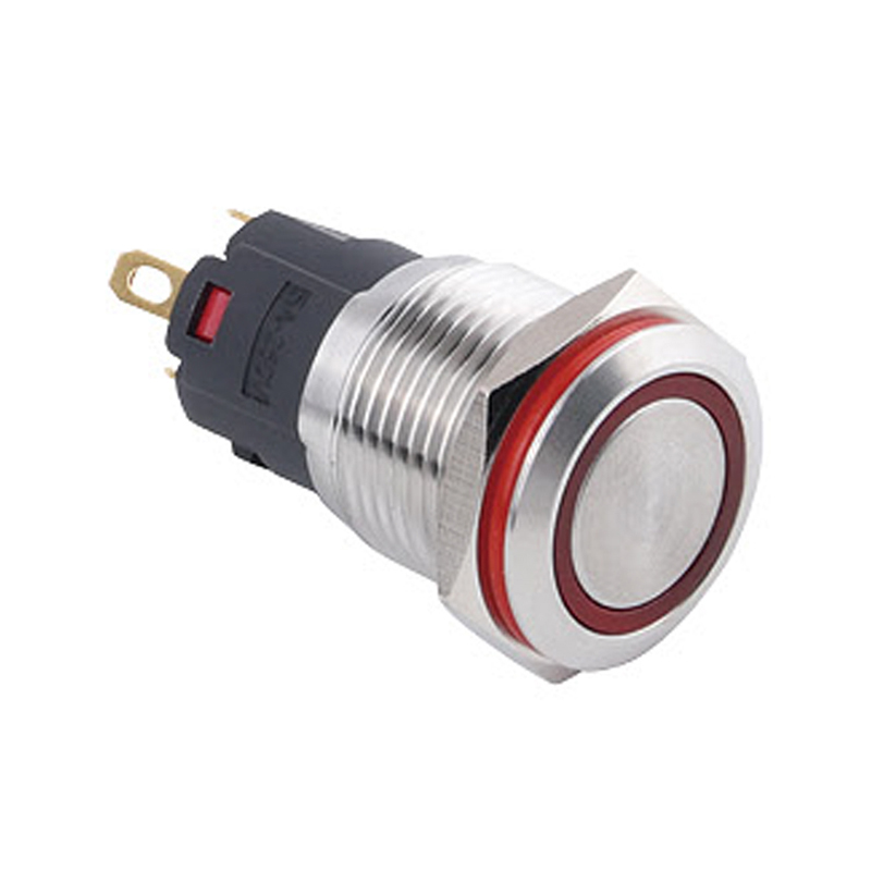 Кнопочный переключатель из нержавеющей стали 16 мм