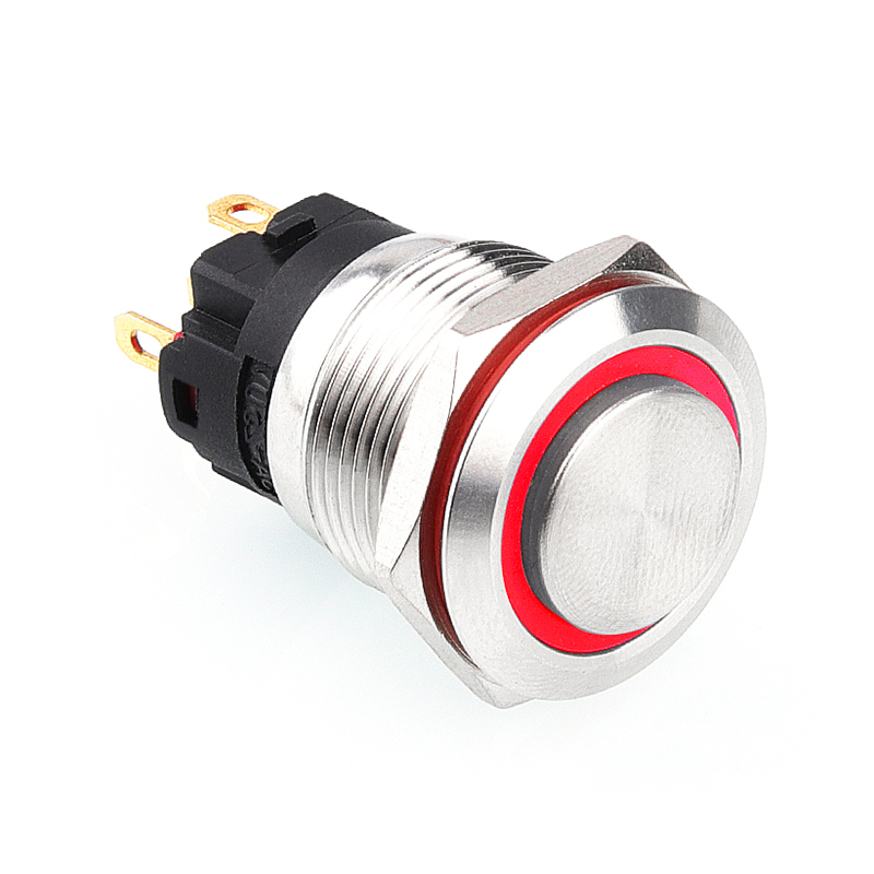 19 мм 7-контактный/5-контактный металлический кнопочный переключатель