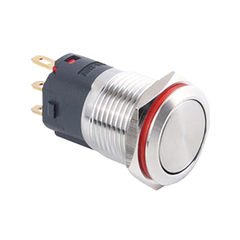 Кнопочный переключатель из нержавеющей стали 16 мм