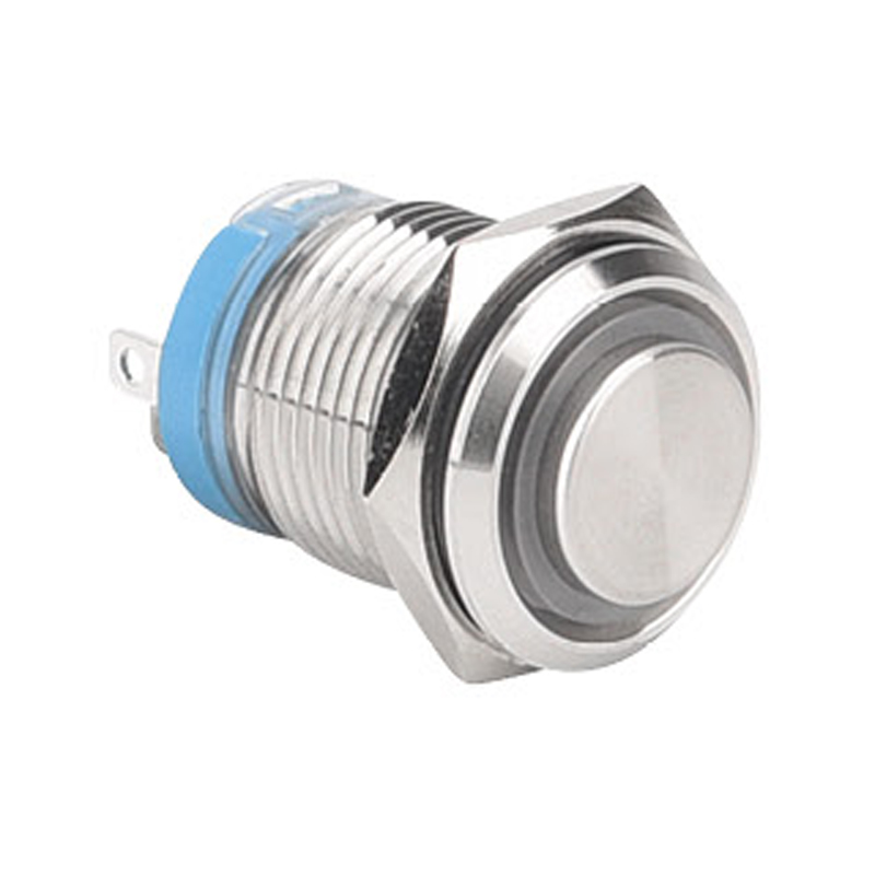 16 мм светодиодный экономичный металлический кнопочный переключатель из нержавеющей стали