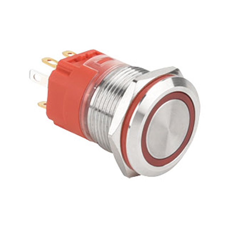 19 мм 12/24/48/220 В водонепроницаемый металлический кнопочный переключатель