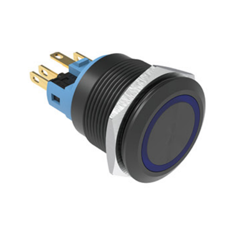 Кнопочный переключатель из нержавеющей стали 22 мм 2NO2NC