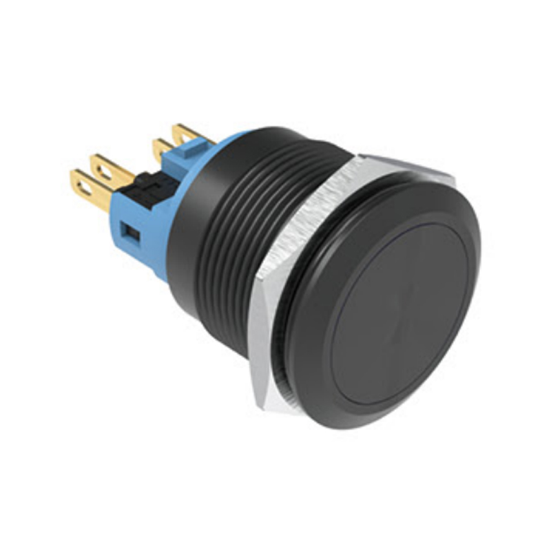 Кнопочный переключатель из нержавеющей стали 22 мм 2NO2NC