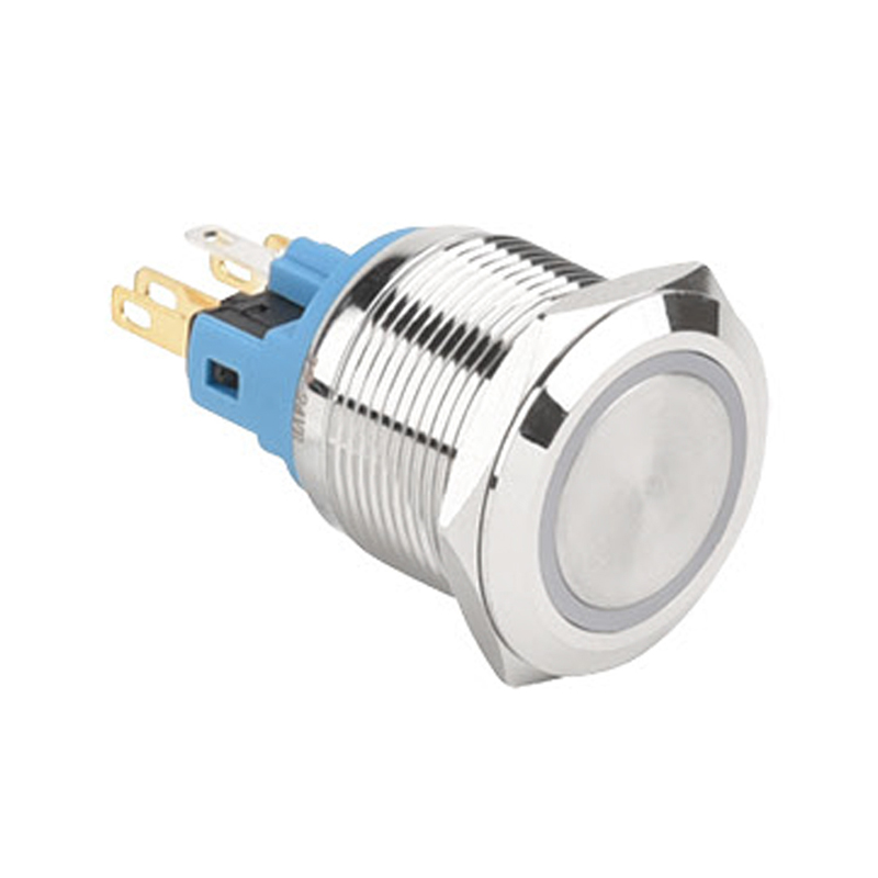 Кнопочный переключатель из нержавеющей стали 22 мм 2NO2NC