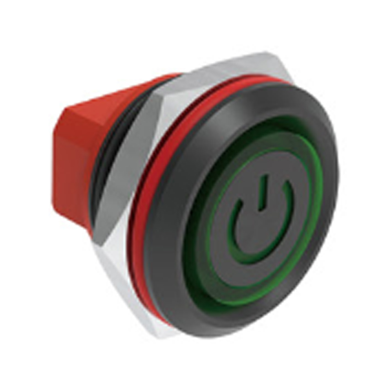 16 мм водонепроницаемый металлический кнопочный переключатель с коротким ходом
