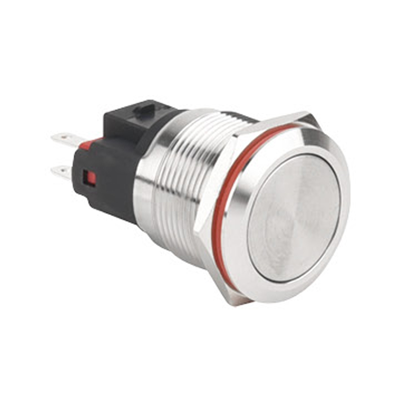 Размер установки 22 мм, кнопочный переключатель 1NO1NC