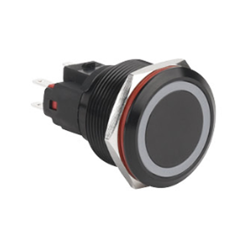 25 мм водонепроницаемый металлический кнопочный переключатель из нержавеющей стали IP67